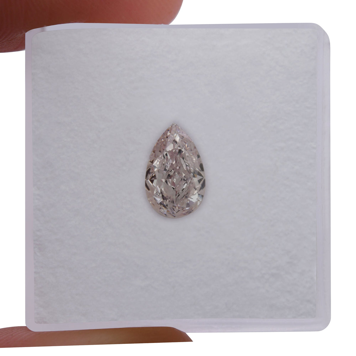 Birnenförmiger Diamant | 1,03 ct | Hellrosa | VVS1 | GIA | Ref. 717731