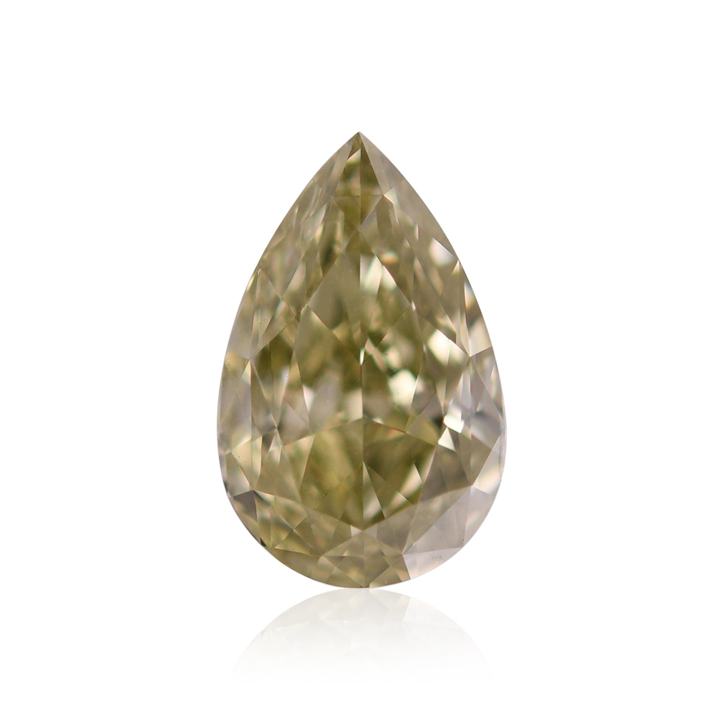 1,03 Karat Fancy Brownish Greenish Yellow Pirinoid Chameleon Diamond VS1 GIA