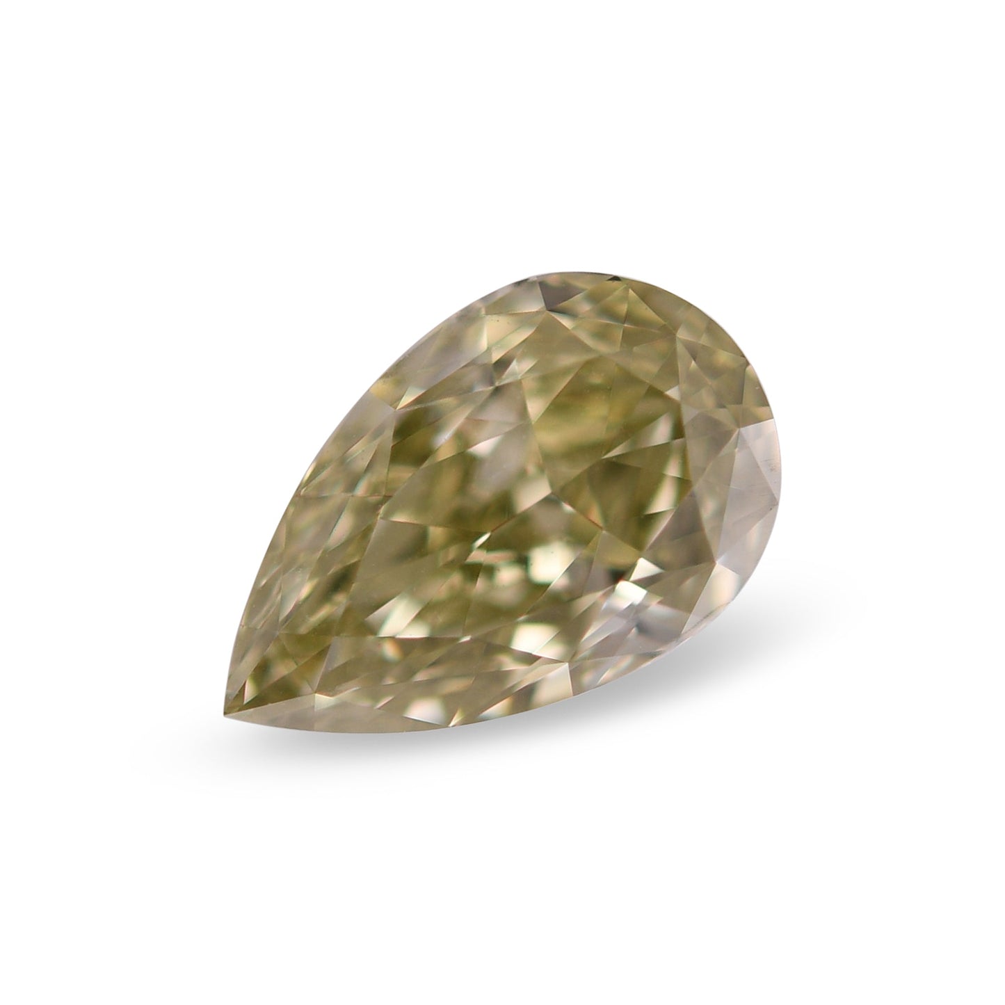 1,03 Karat Fancy Brownish Greenish Yellow Pirinoid Chameleon Diamond VS1 GIA
