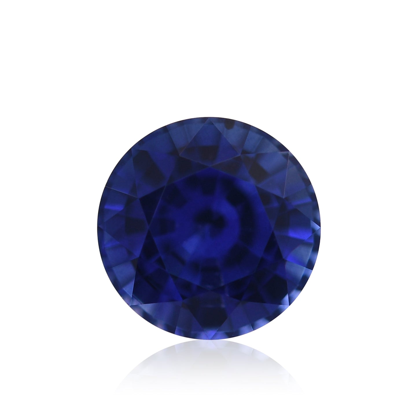1,03 Karat blauer runder Saphir aus Sri Lanka