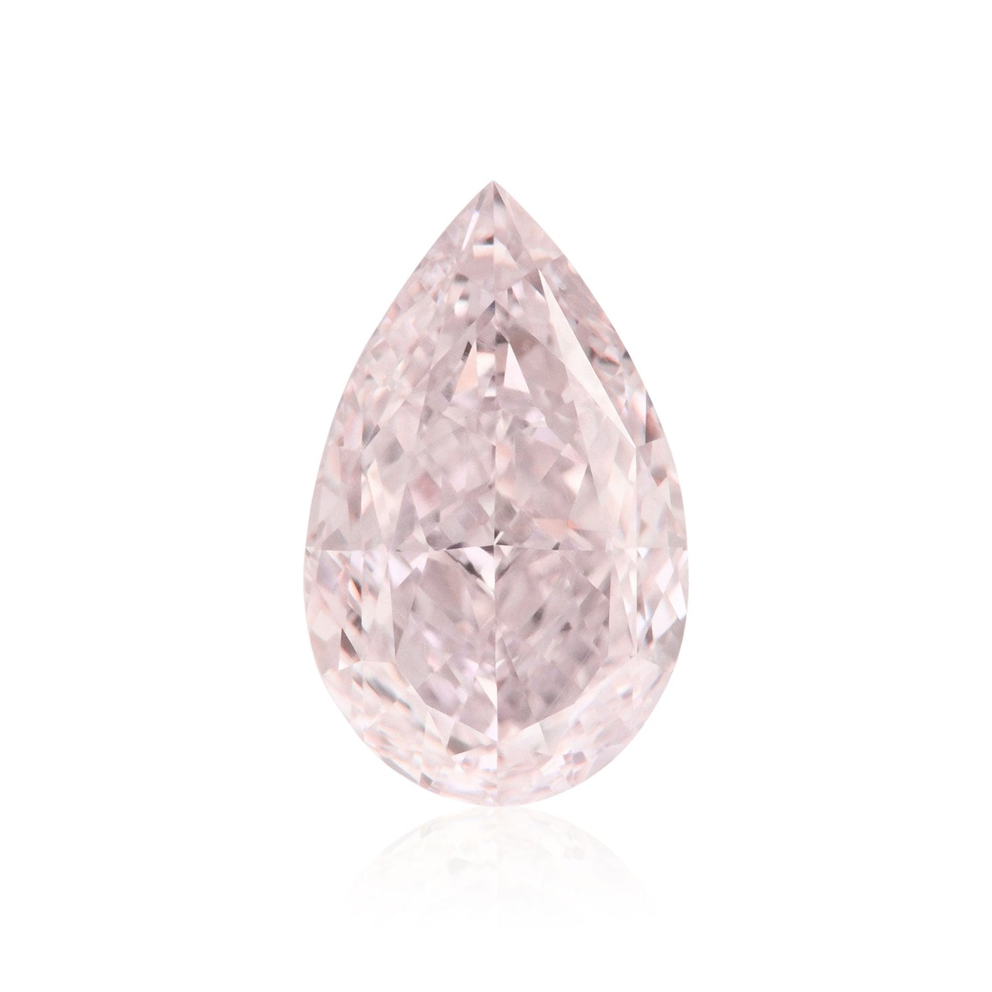 1.04 Carat Light Pink Pear Diamond VS1 GIA