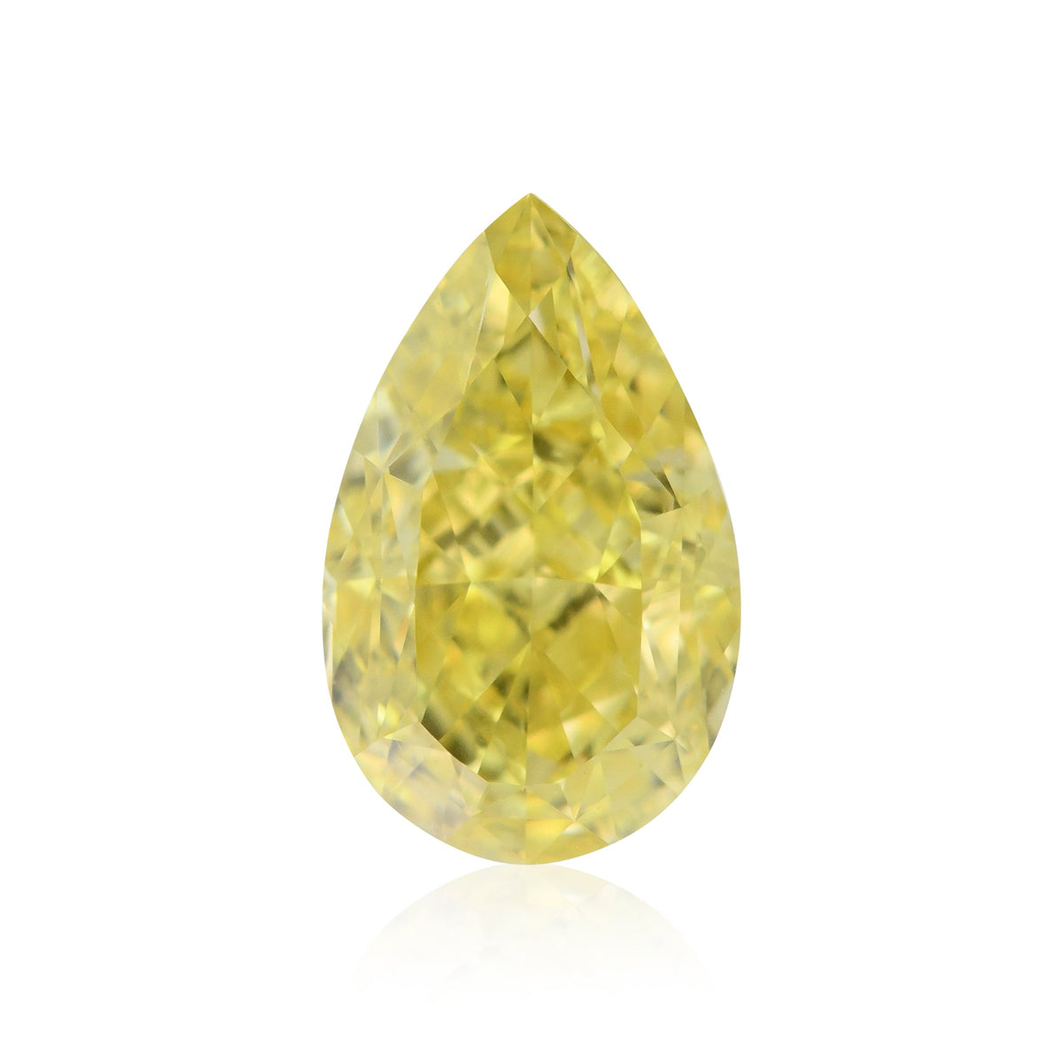 Birnenförmiger Diamant | 1,04 ct | Fancy Vivid Yellow | IF | GIA | Ref. 720383