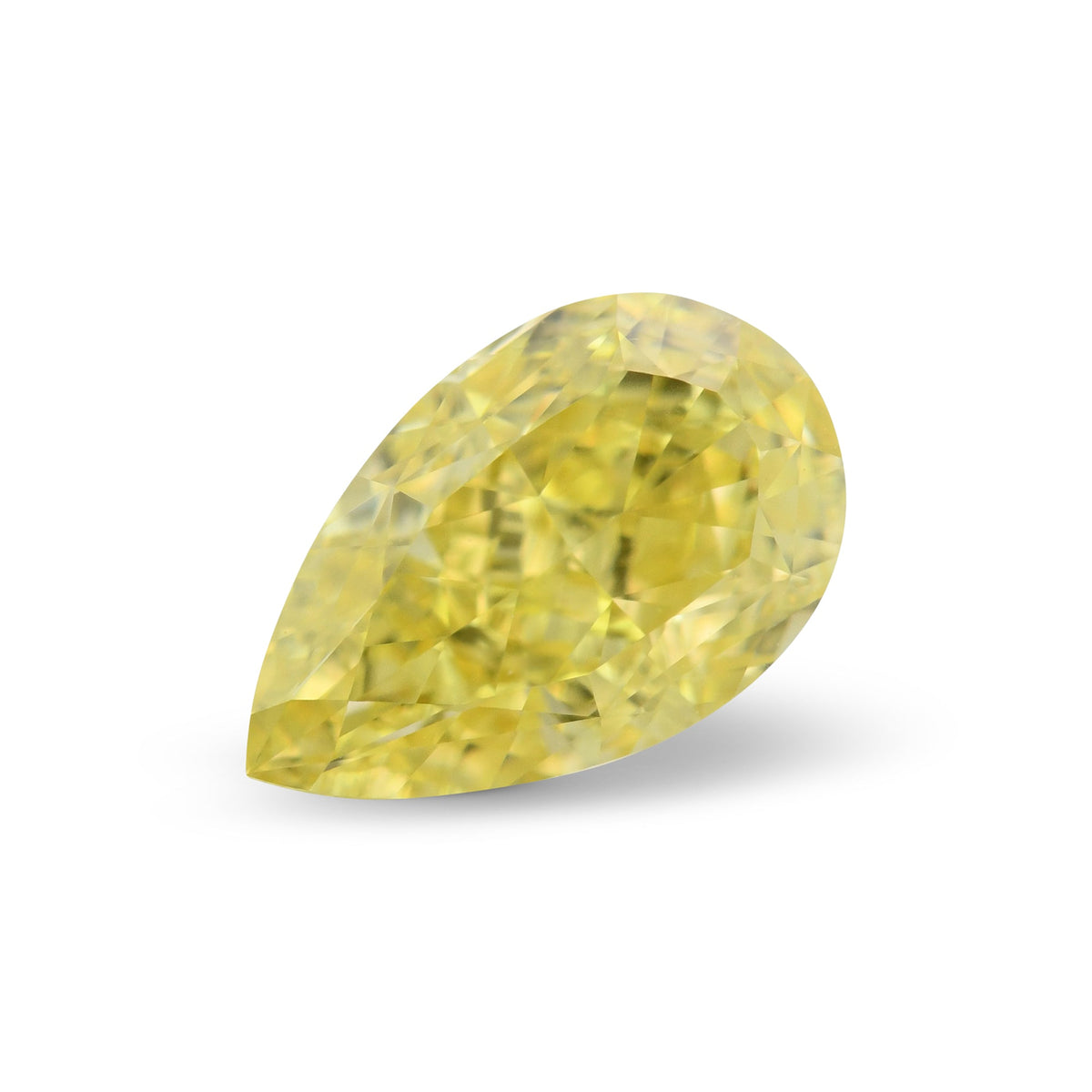 Birnenförmiger Diamant | 1,04 ct | Fancy Vivid Yellow | IF | GIA | Ref. 720383