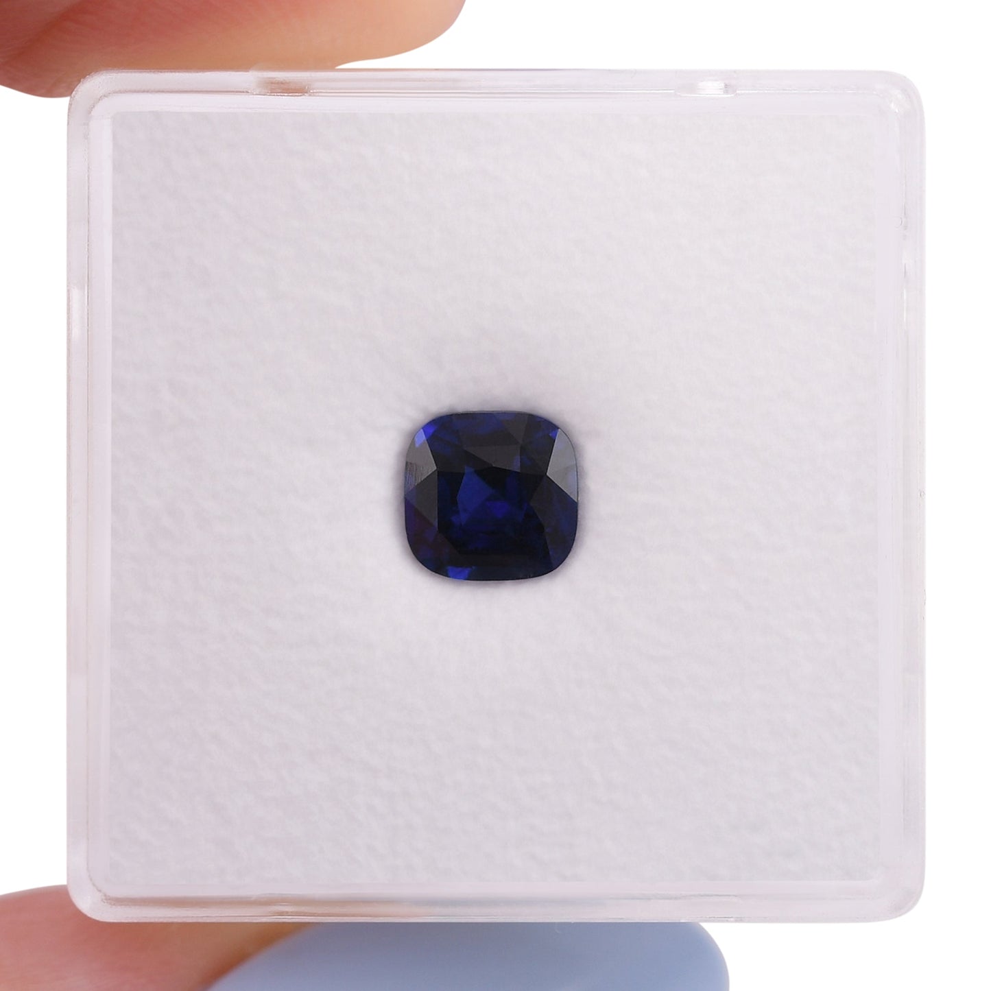 1,04 Karat blauer Kissen-Saphir aus Sri Lanka