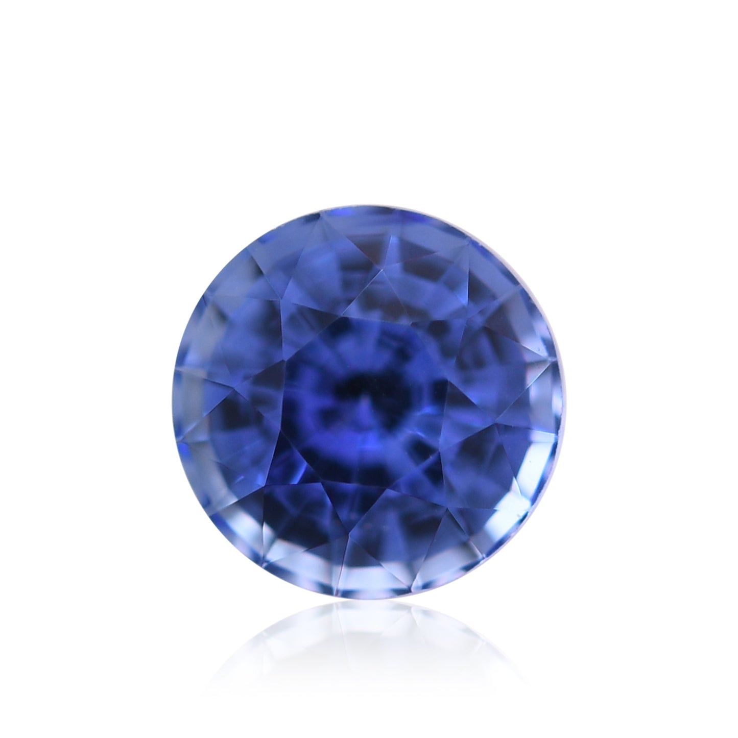 1,04 Karat blauer runder Saphir aus Sri Lanka