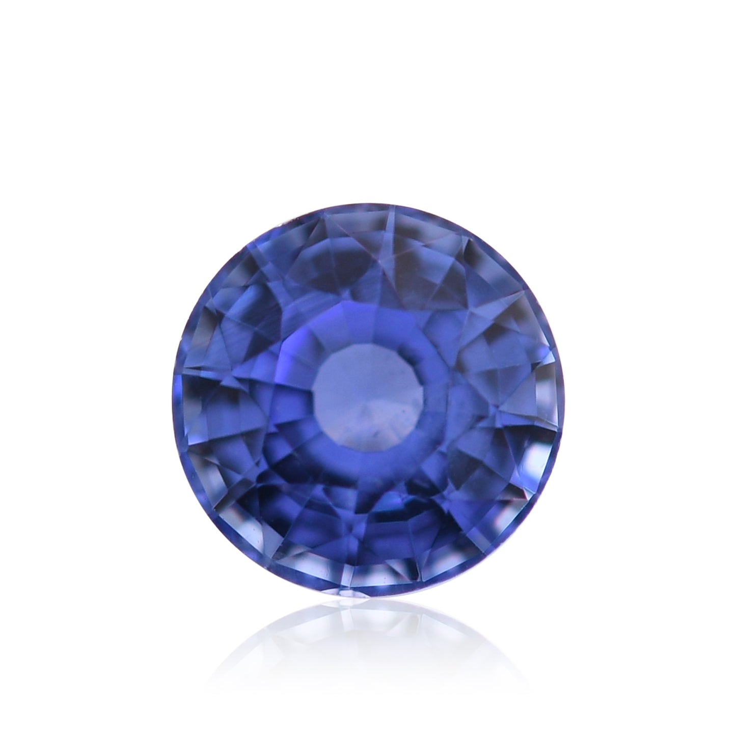 1,04 Karat blauer runder Saphir aus Sri Lanka
