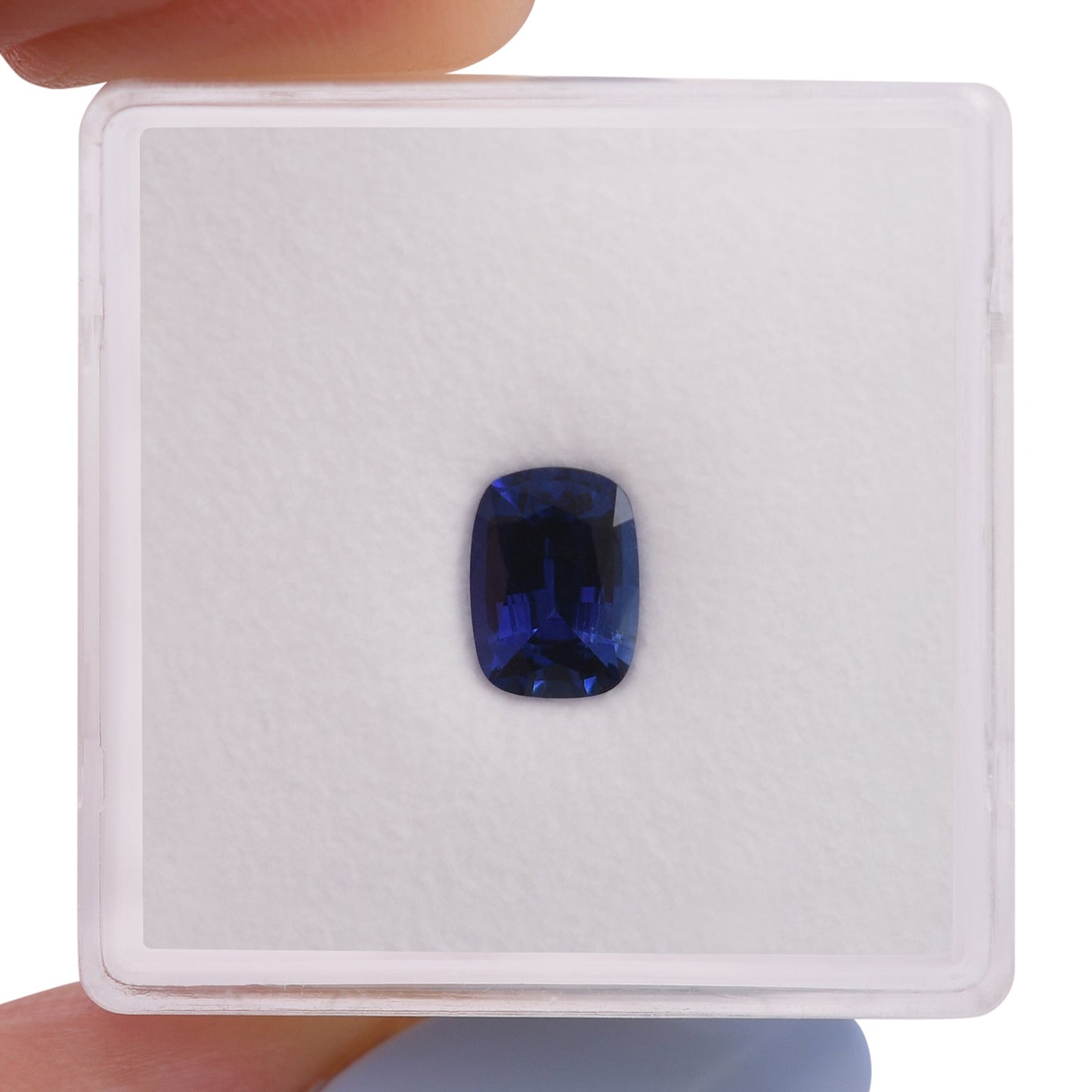 1,05 Karat blauer Kissen-Saphir aus Sri Lanka