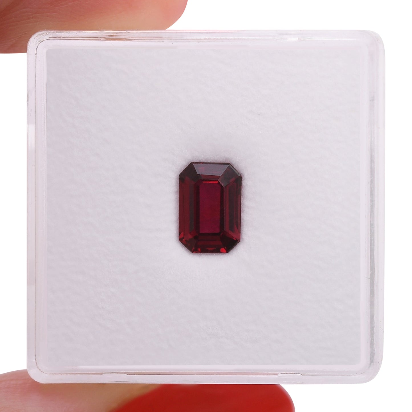 1,06 Karat roter Mosambik-Smaragd-Rubin