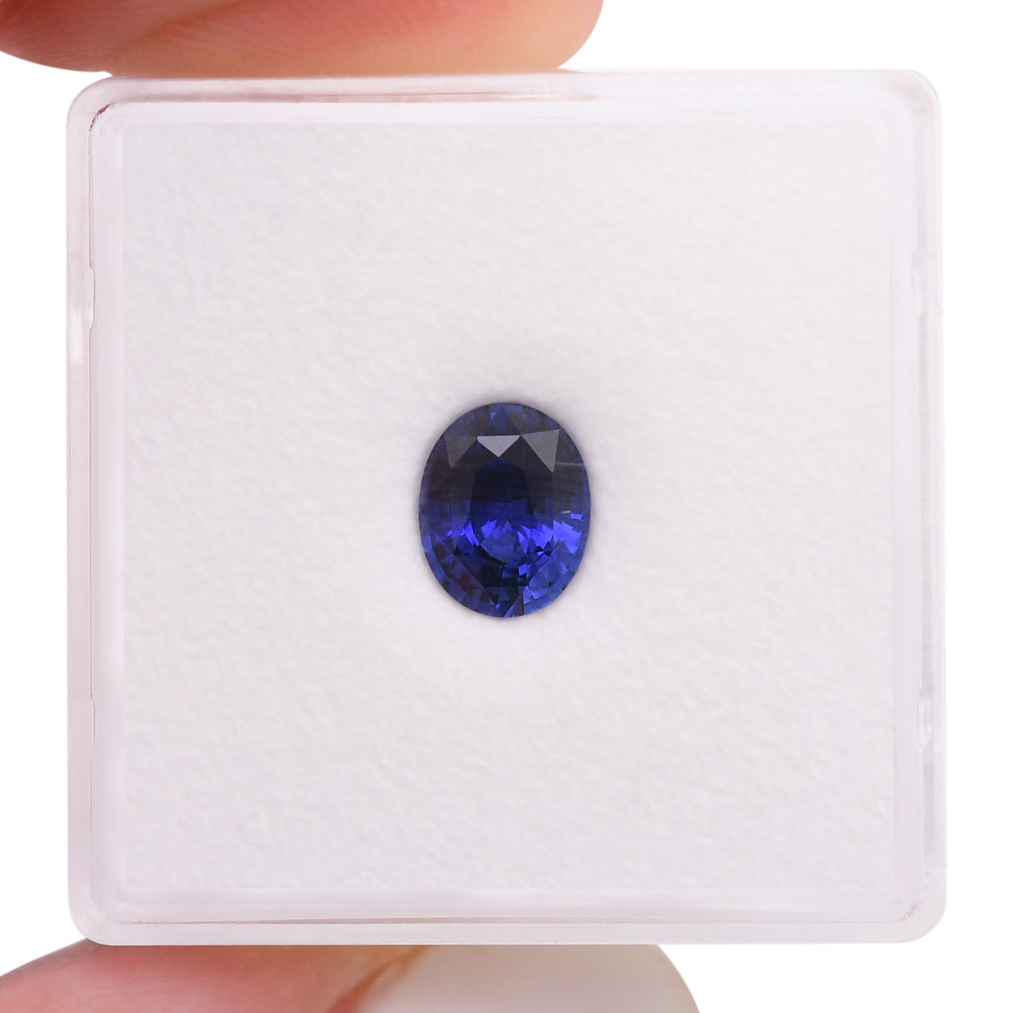1,06 Karat blauer ovaler Saphir aus Sri Lanka