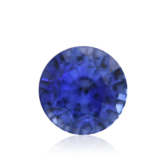 1,06 Karat blauer runder Saphir aus Sri Lanka