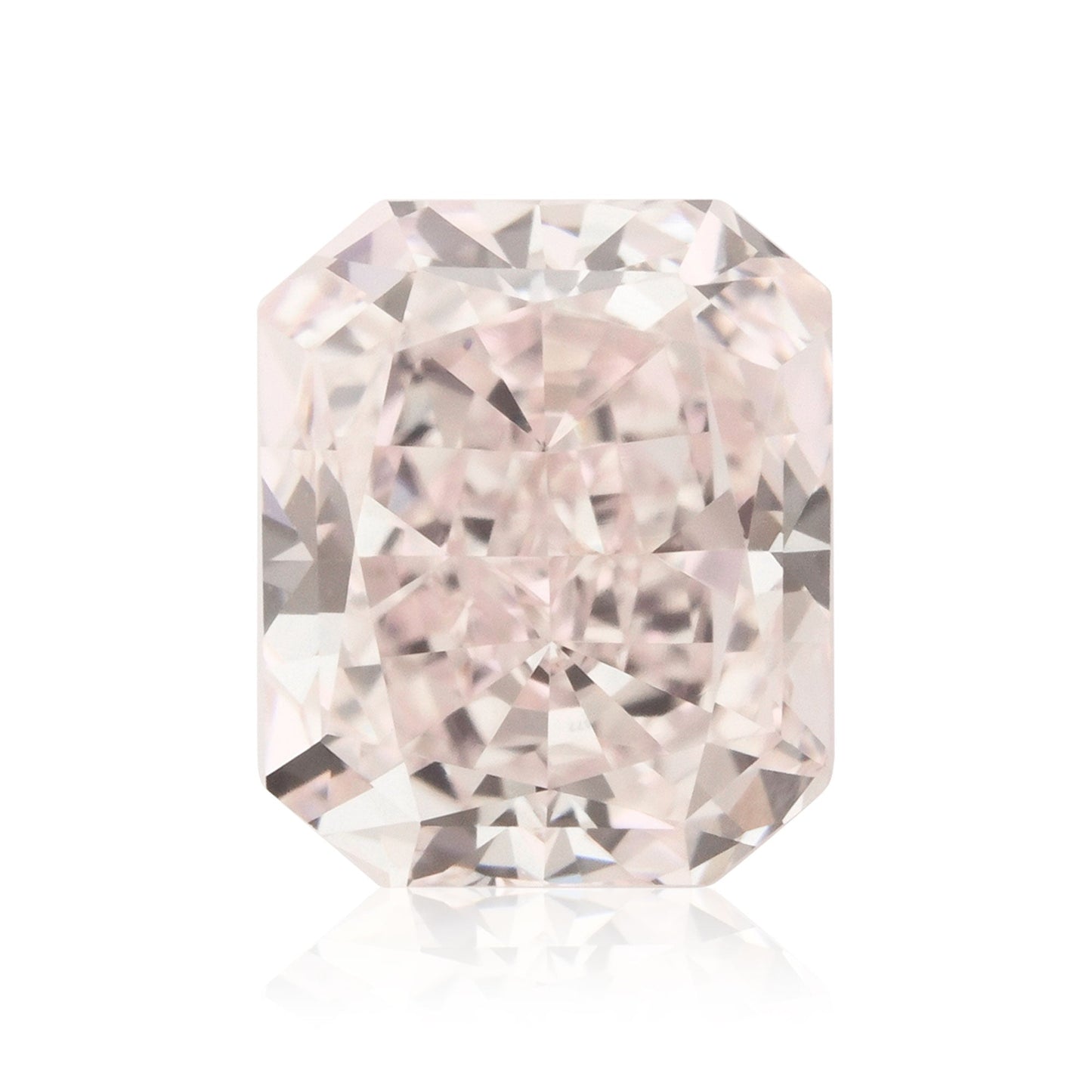 1.07 Carat Light Pink Radiant Diamond IF GIA