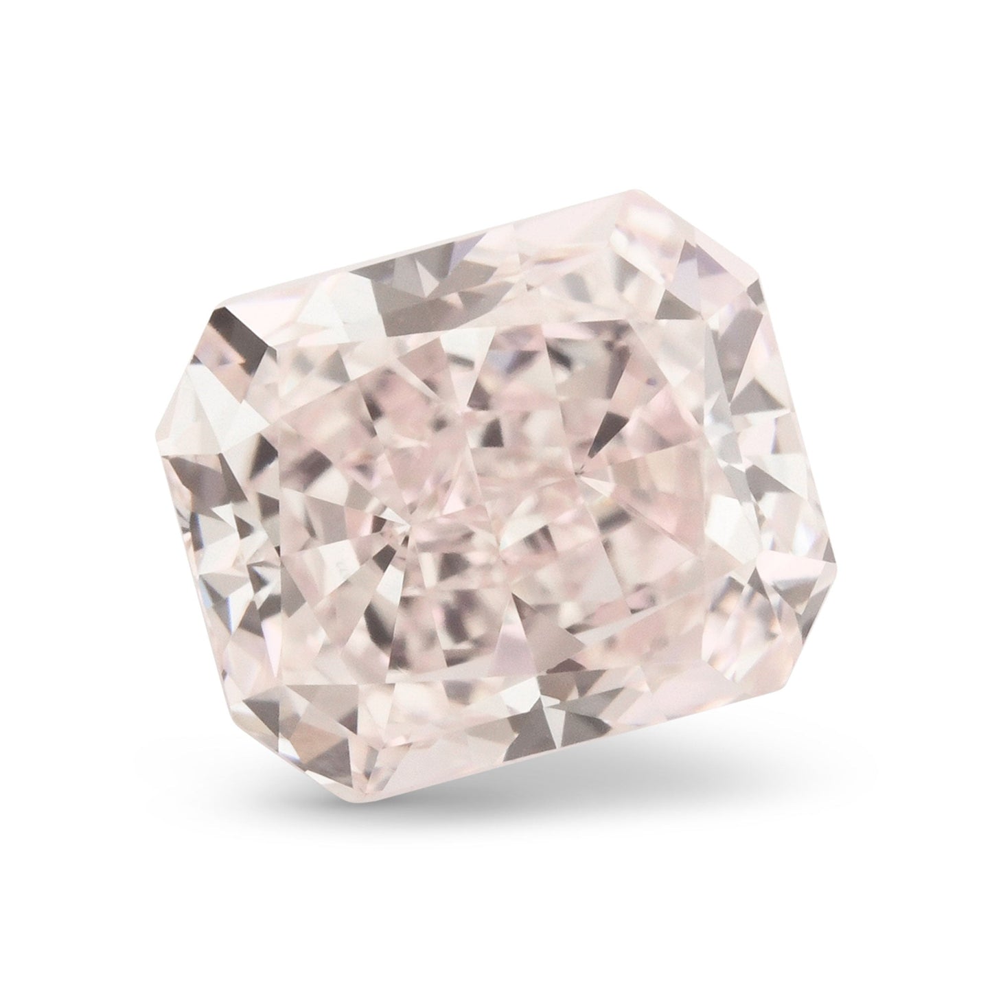 1.07 Carat Light Pink Radiant Diamond IF GIA
