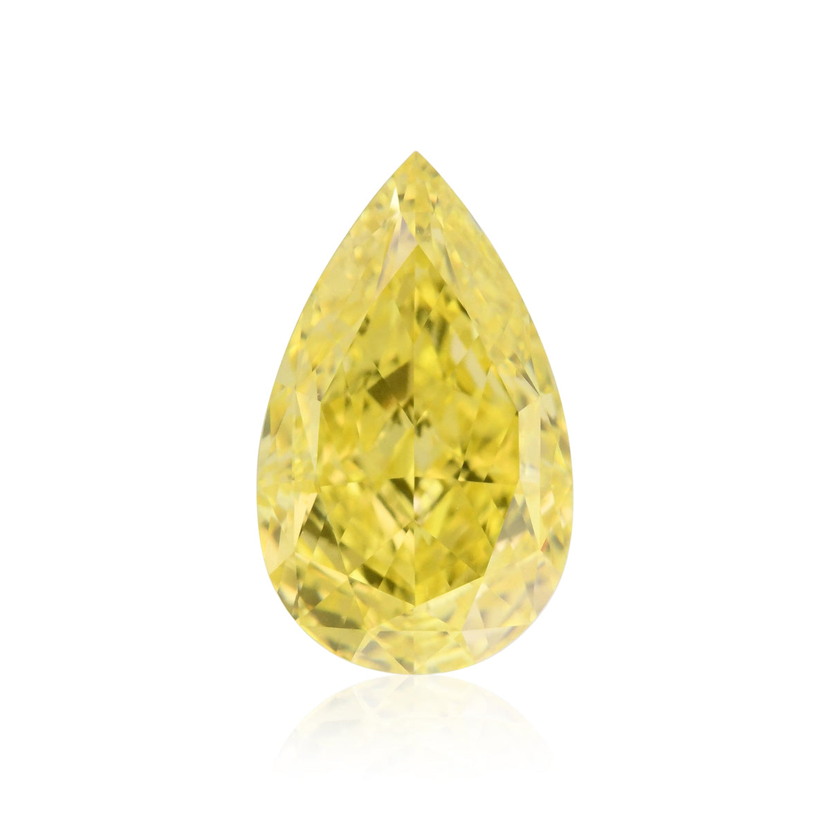 Birnenförmiger Diamant | 1,08 ct | Fancy Vivid Yellow | VVS2 | GIA | Ref. 710559