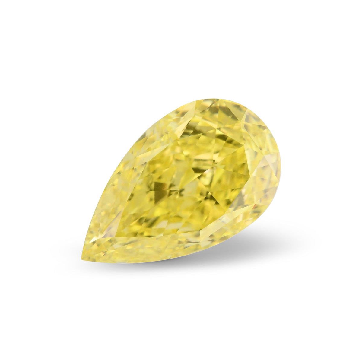 Birnenförmiger Diamant | 1,08 ct | Fancy Vivid Yellow | VVS2 | GIA | Ref. 710559