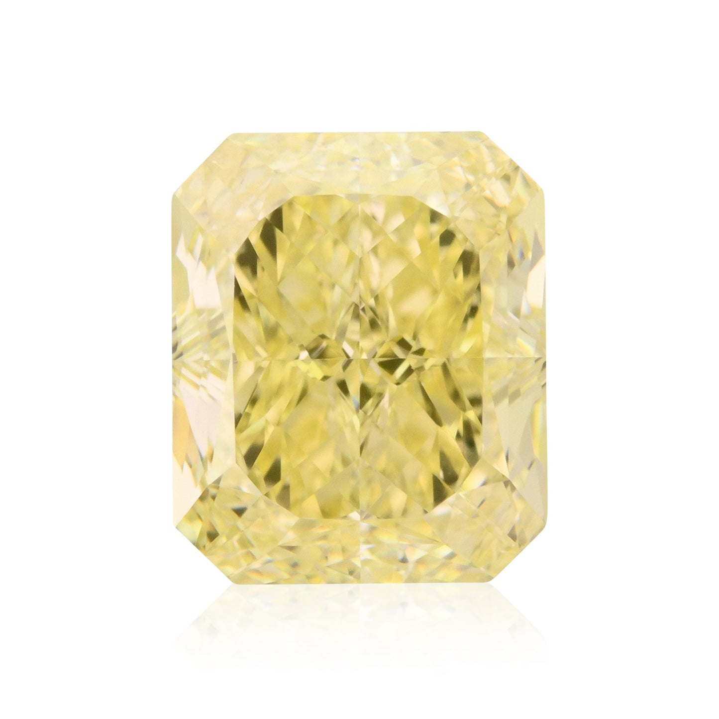 1,08 Karat Fancy Yellow Radiant VVS2 GIA