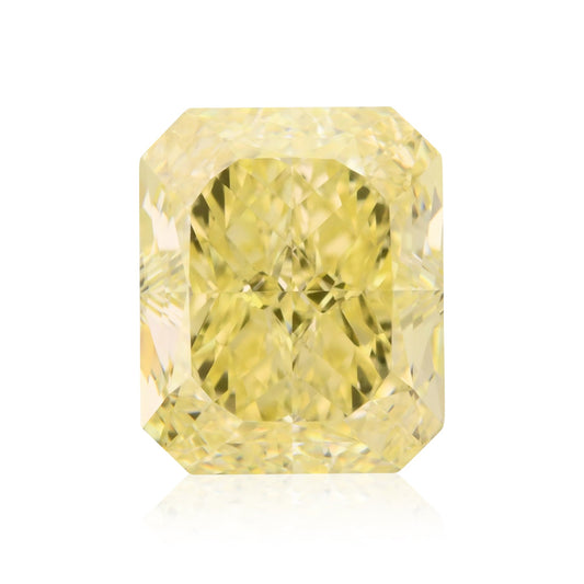 1,08 Karat Fancy Yellow Radiant VVS2 GIA