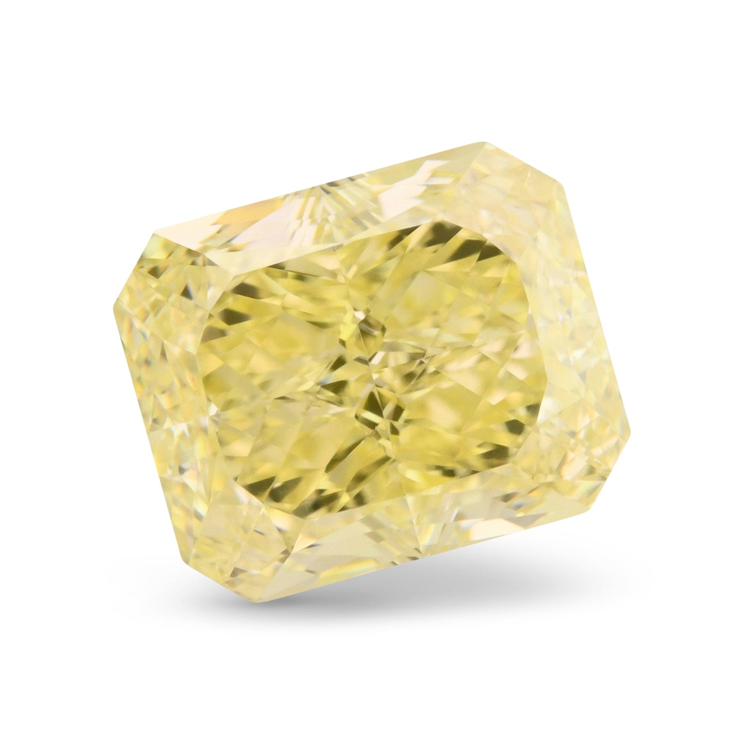 1,08 Karat Fancy Yellow Radiant VVS2 GIA