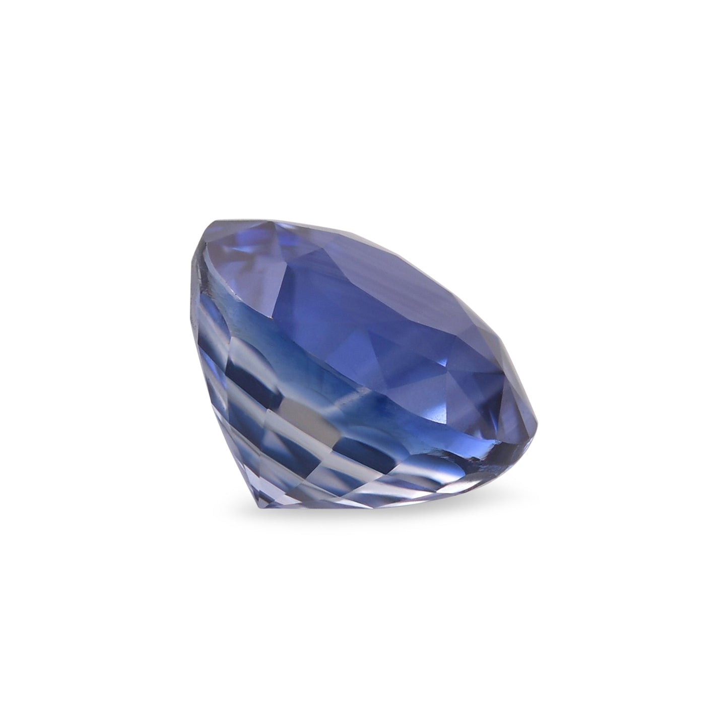 1,08 Karat blauer runder Saphir aus Sri Lanka