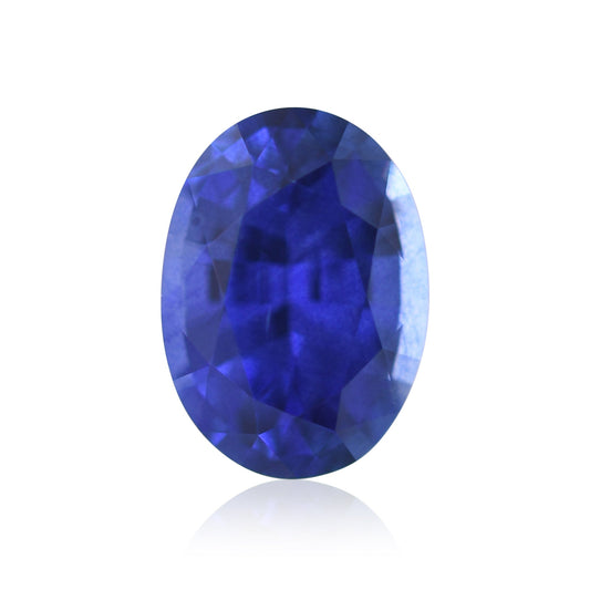 1,08 Karat blauer ovaler Saphir aus Sri Lanka