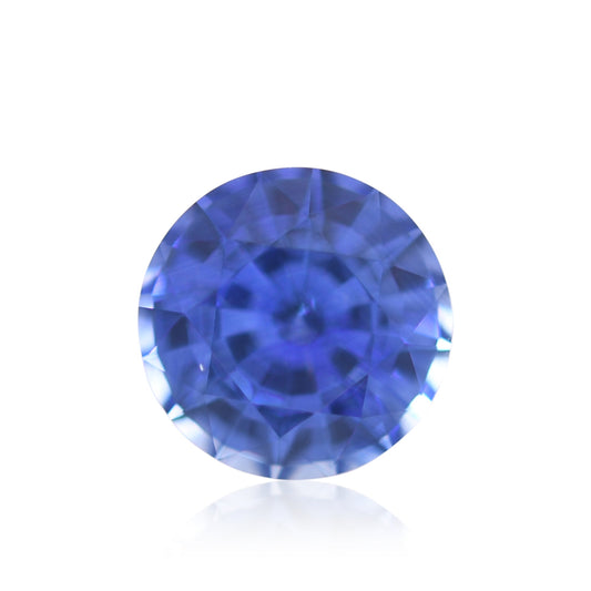 1,08 Karat blauer runder Saphir aus Sri Lanka