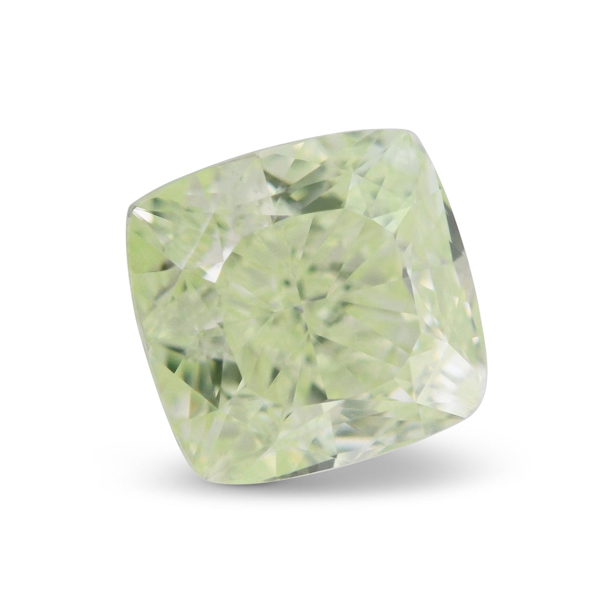 Cushion Diamond | 1.09 ct | Fancy Intense Yellowish Green | VS2 | GIA | Ref 721329