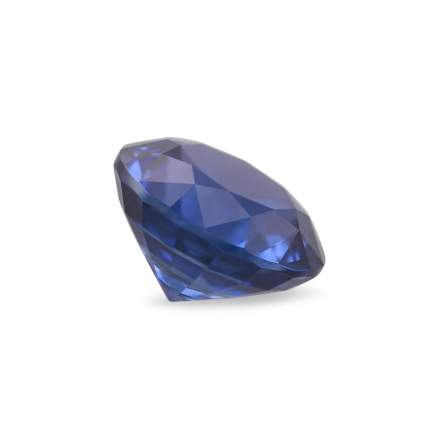 1,09 Karat blauer runder Saphir aus Sri Lanka
