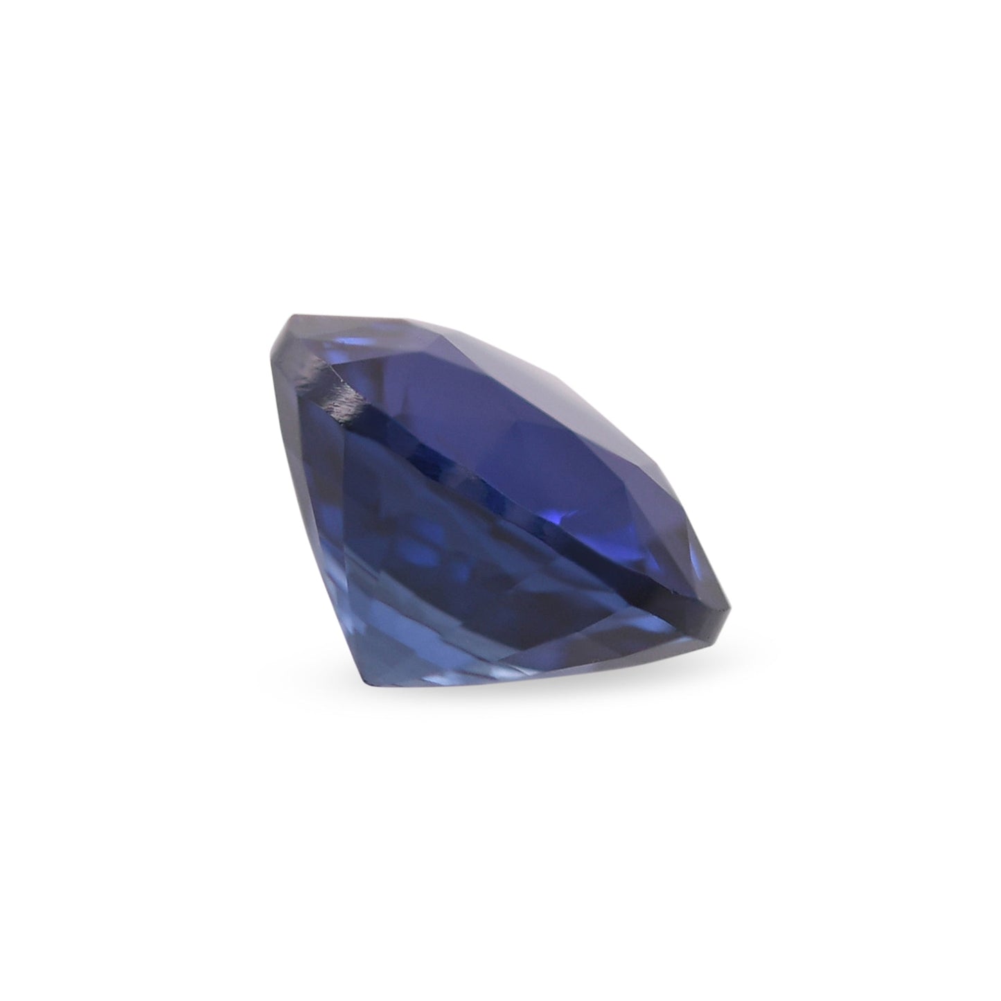 1,09 Karat blauer runder Saphir aus Sri Lanka