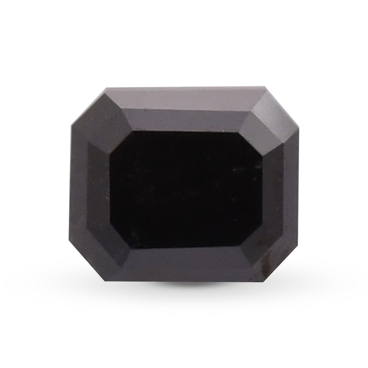 1,10 Karat Fancy Black Emerald Diamond GIA