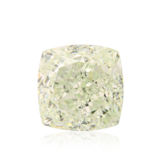 1,10 Karat Fancy Light Green Cushion Diamond VS1 GIA