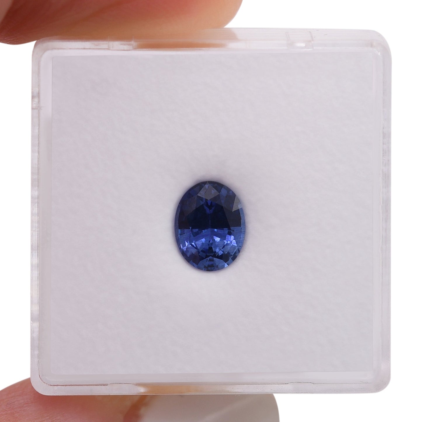 1,11 Karat blauer ovaler Saphir aus Sri Lanka
