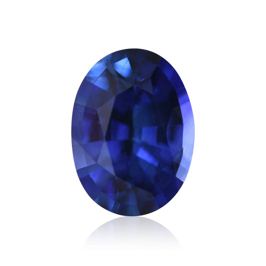 1,11 Karat blauer ovaler Saphir aus Sri Lanka