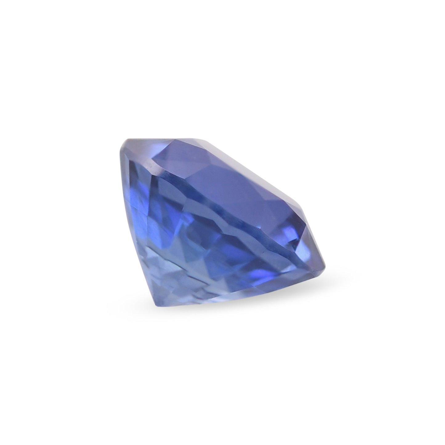 1,12 Karat blauer runder Saphir aus Sri Lanka