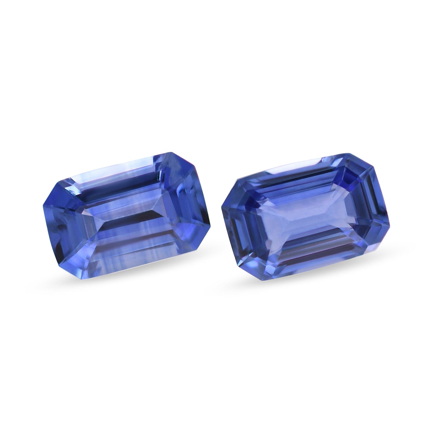 1.13 Carat Blue SRI LANKAN Emerald Sapphires Pair