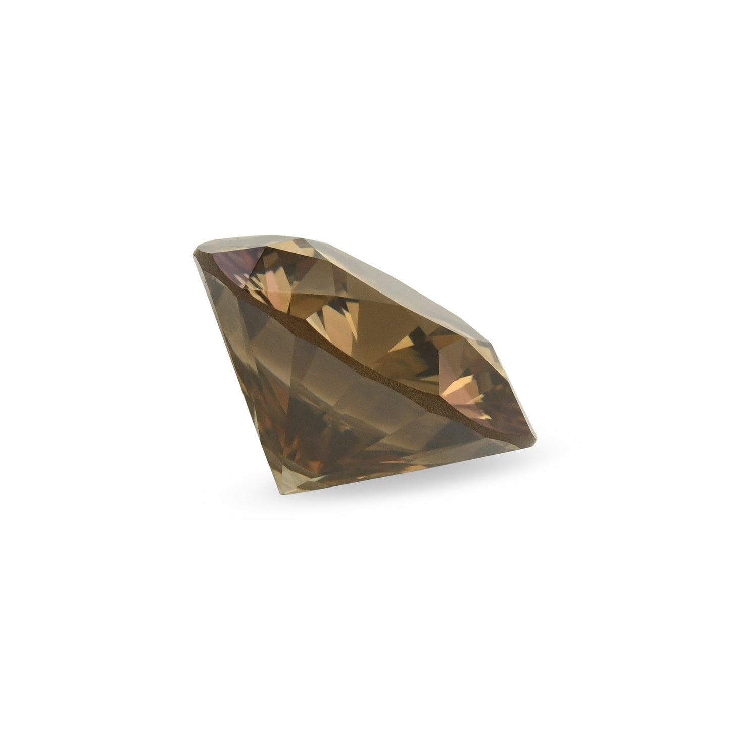 1,13 Karat Fancy Dunkelgelbbrauner runder Diamant VS1 GIA