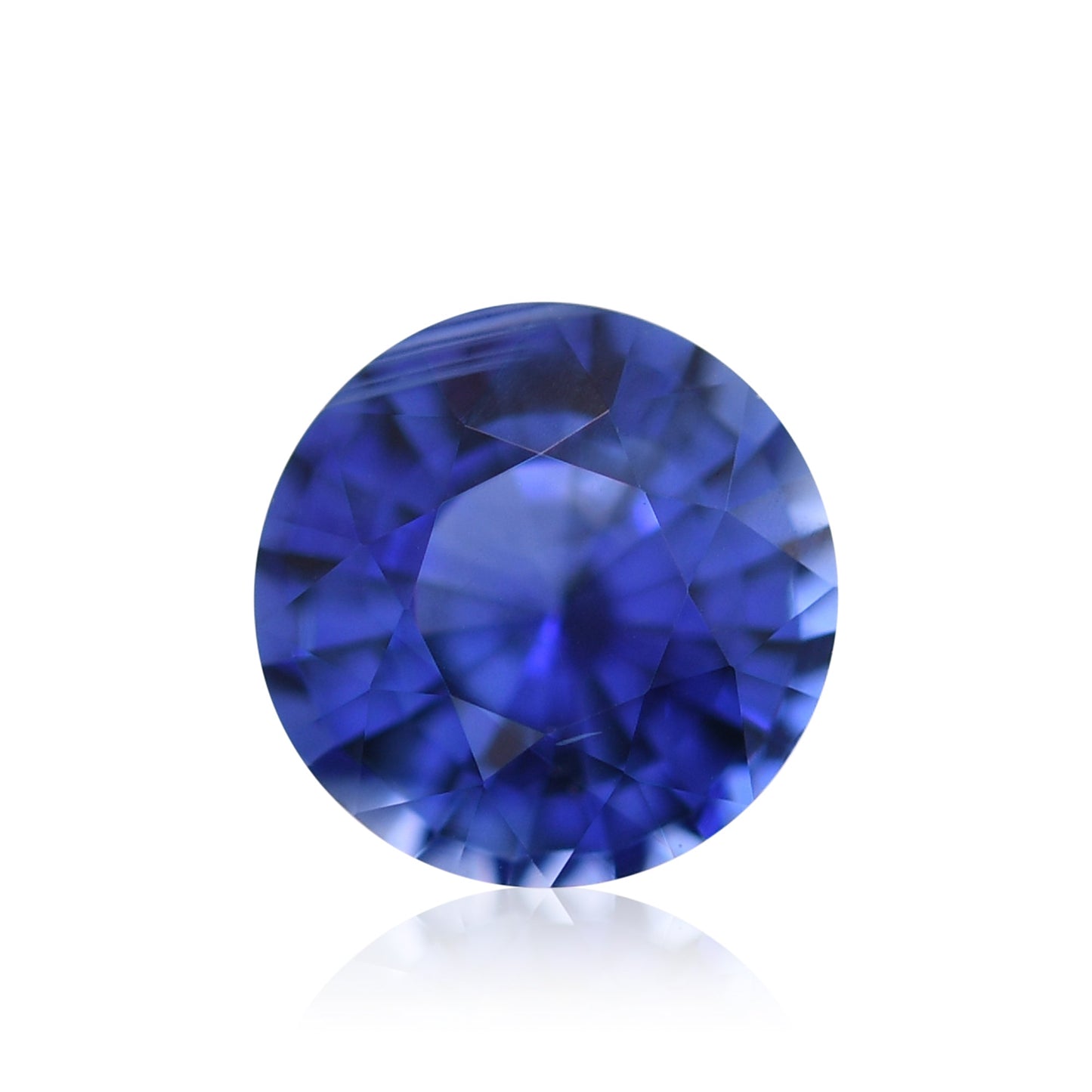 1,13 Karat blauer runder Saphir aus Sri Lanka