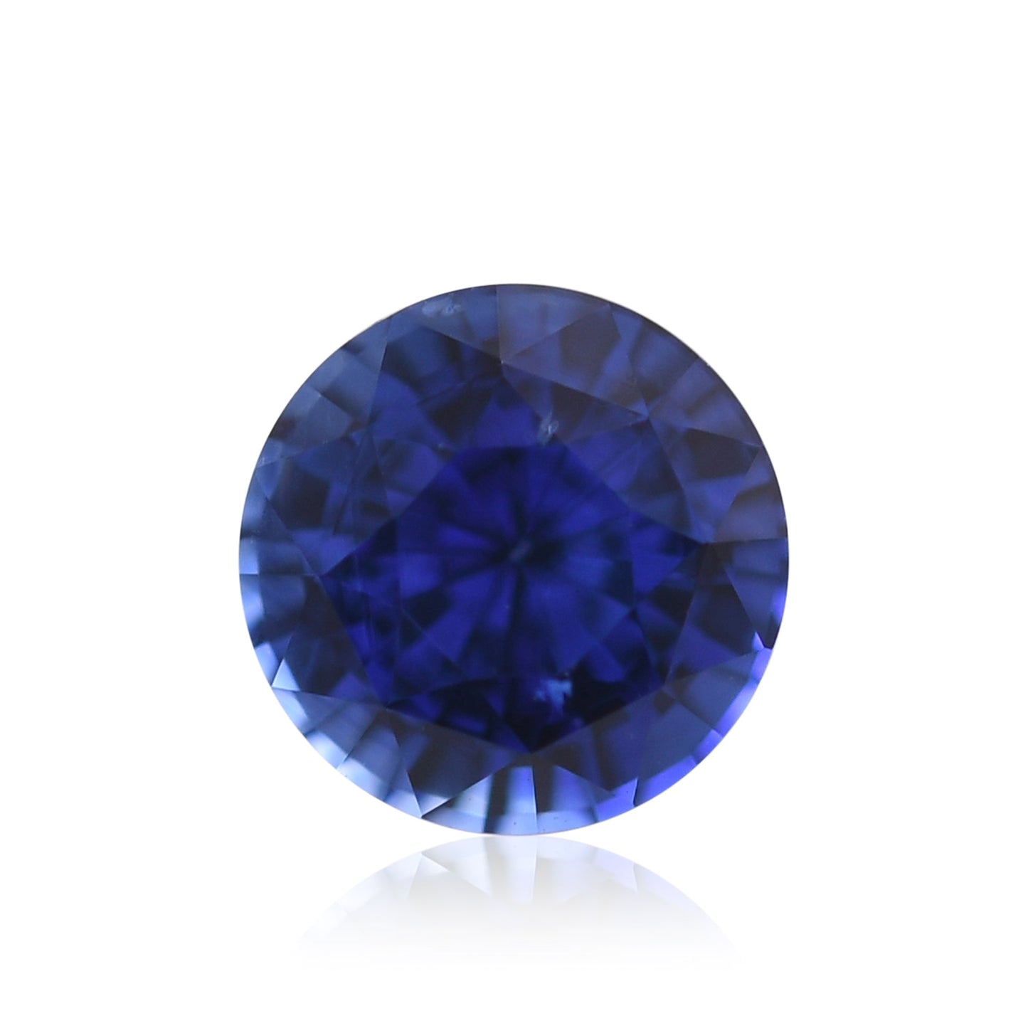 1,13 Karat blauer runder Saphir aus Sri Lanka