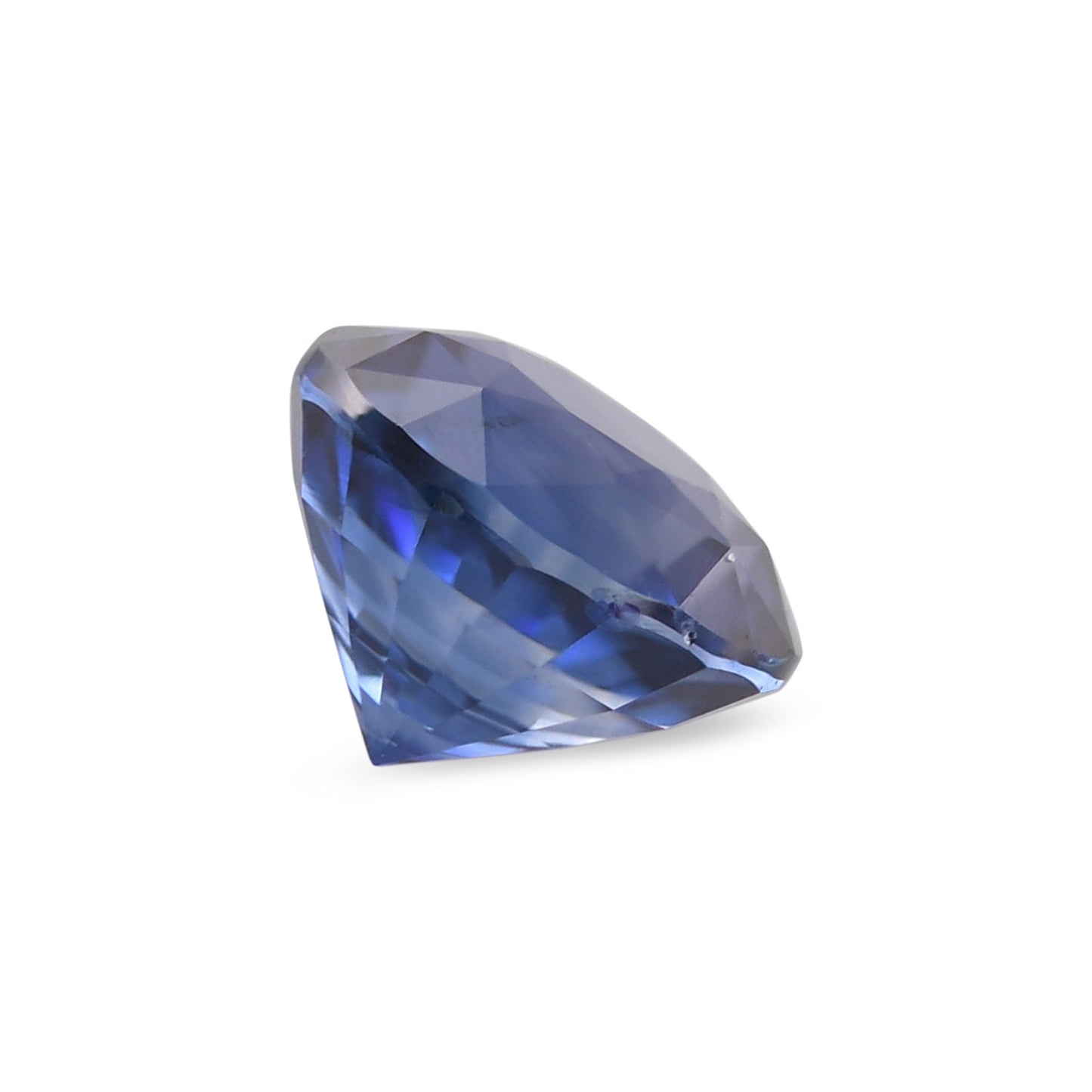 1,13 Karat blauer runder Saphir aus Sri Lanka