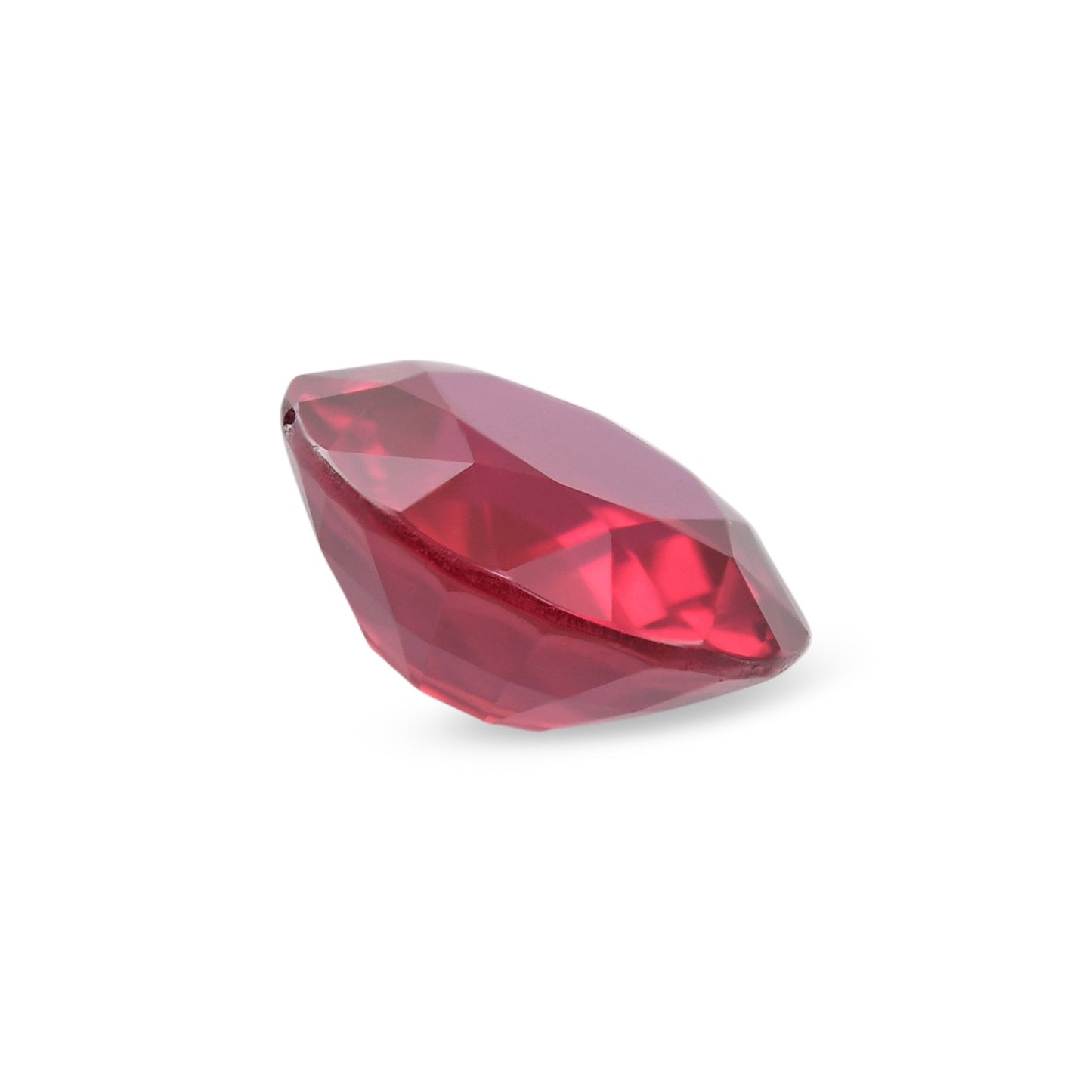 1,14 Karat roter runder Rubin aus Mosambik, Taubenrot, CD