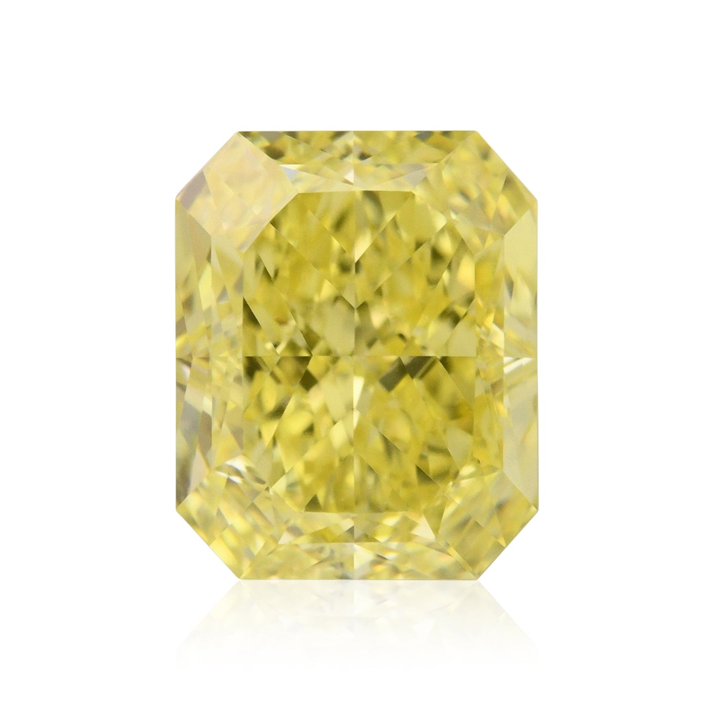 1.15 Carat Fancy Intense Yellow Radiant Diamond FL GIA