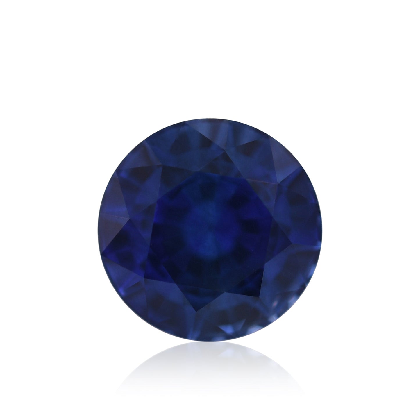 1,15 Karat blauer runder Saphir aus Sri Lanka