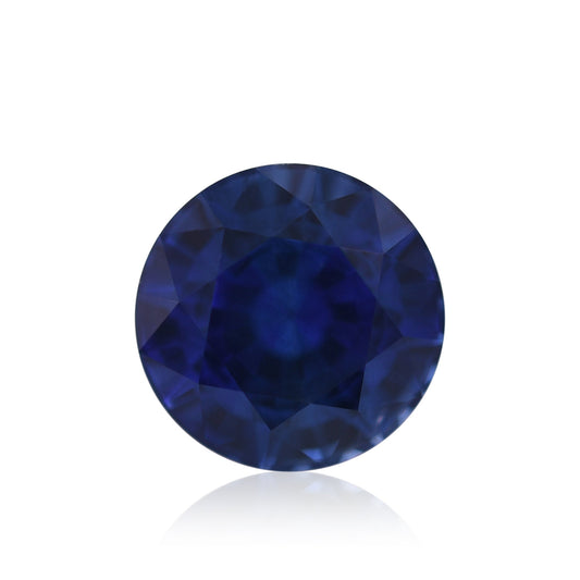 1,15 Karat blauer runder Saphir aus Sri Lanka