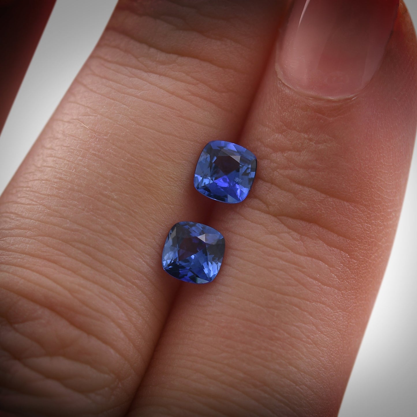 1,15 Karat blauer Kissen-Saphir aus Sri Lanka