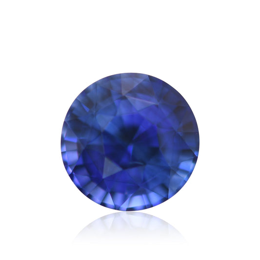 1,18 Karat blauer runder Saphir aus Sri Lanka