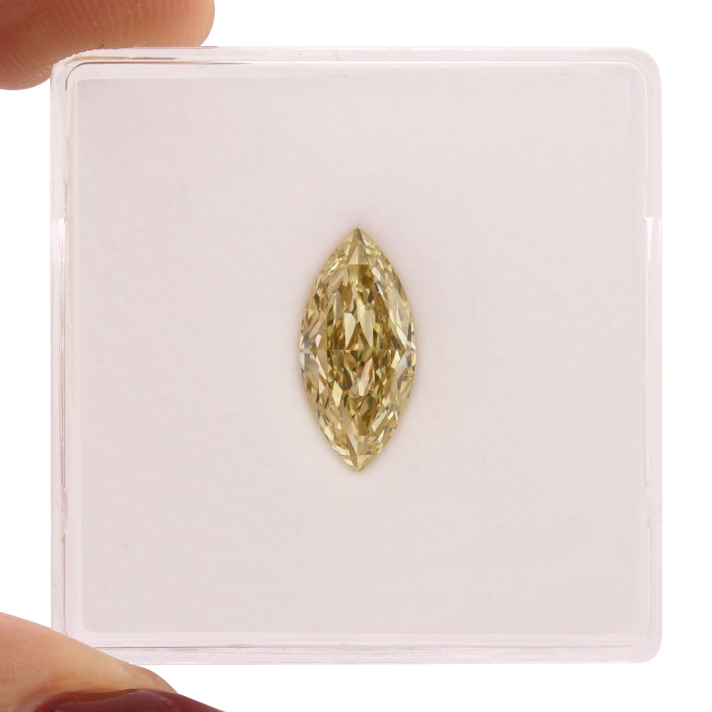 1.21 Carat Fancy Brownish Yellow Marquise Diamond VS2 GIA