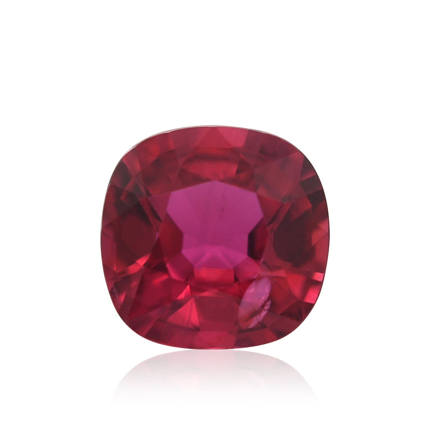 1,21 Karat roter Mosambik-Kissenrubin