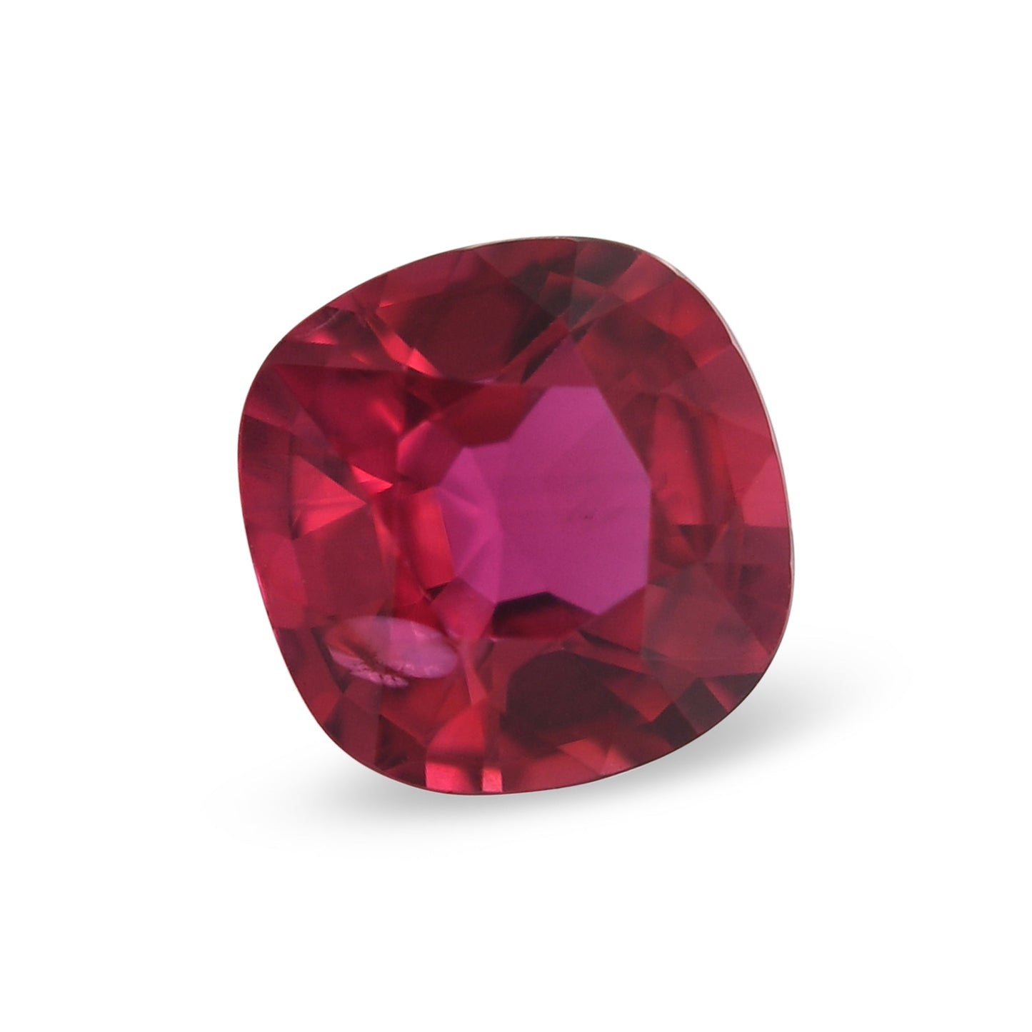 1,21 Karat roter Mosambik-Kissenrubin
