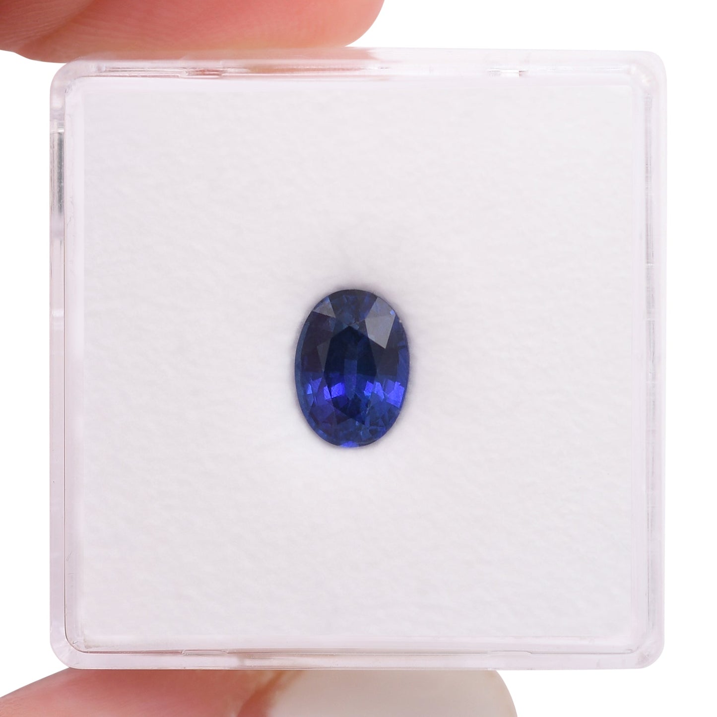 1,22 Karat blauer ovaler Saphir aus Sri Lanka