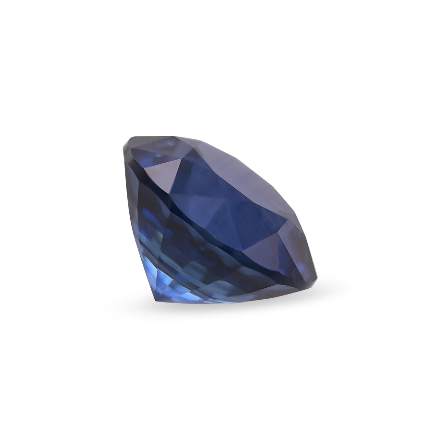 1,22 Karat blauer runder Saphir aus Sri Lanka