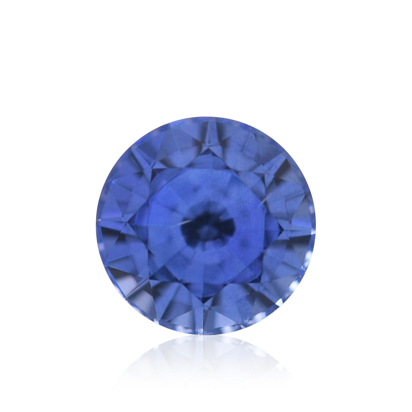 1,22 Karat blauer runder Saphir aus Sri Lanka