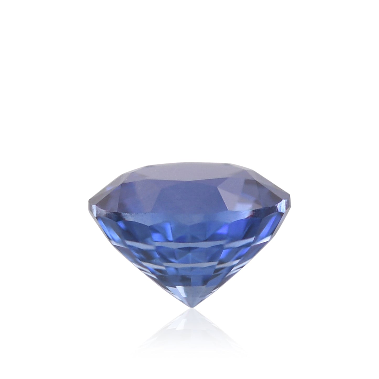 1,22 Karat blauer runder Saphir aus Sri Lanka